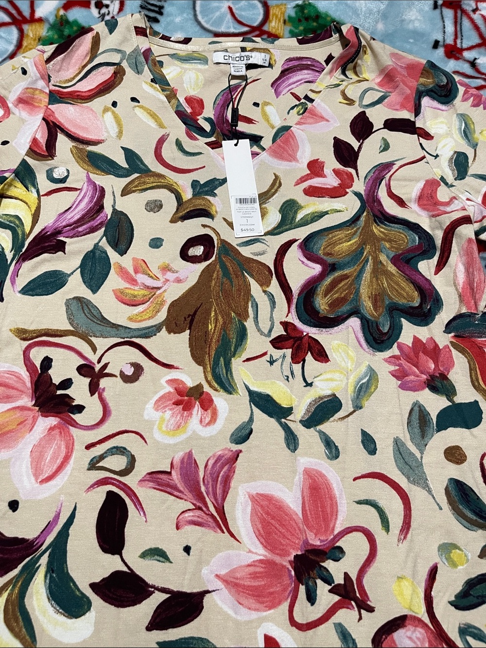 Decorative Floral Fabric